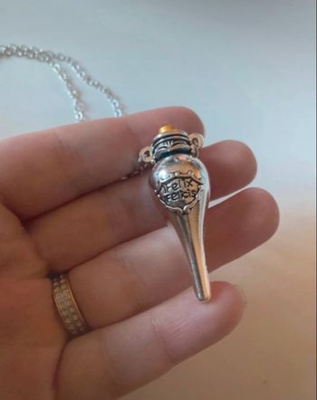 Collier NEUF Fiole de chance liquide Félix Felicis Harry Potter 
