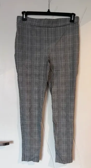 Pantalon stretch motif carreaux taille 44