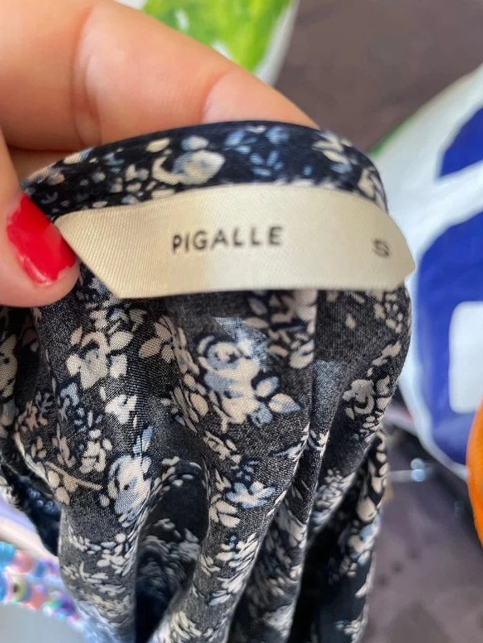 blouse Pigalle marine taille S - photo numéro 3