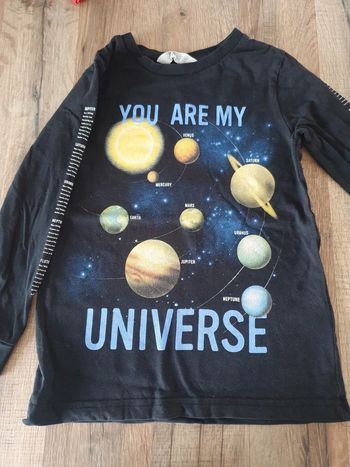 T-shirt planète 4-6 ans