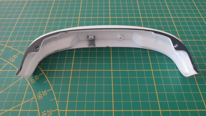 Pare-chocs avant 74A n°74 pièce détachée Porsche 911 Carrera RS 2.7 1/8 1/8ème Altaya - photo numéro 3