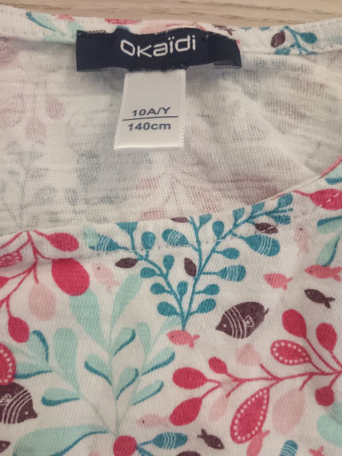 Ensemble fleurie taille 9/10 ans - photo numéro 2