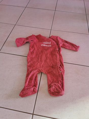 Pyjama velours 3 mois
