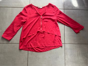 Blouse rouge fluide – Bershka – Taille M
