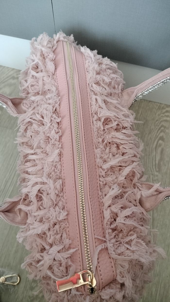 Sac à main neuf plume et strass - photo numéro 4