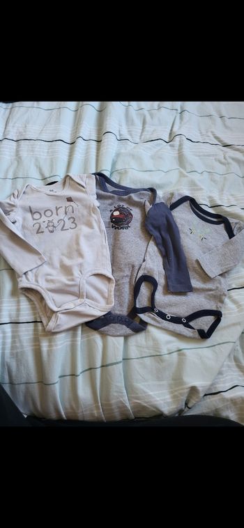 Lot 3 body manches longues