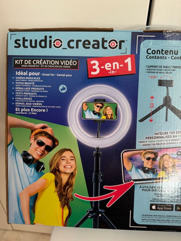 Kit création vidéo Studio creator de luxe cadeau Noël 🎅 🎄 - photo numéro 2
