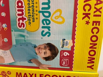 Couches Pampers premium taille 6 pants