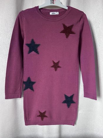 Robe violine étoiles scintillantes 8 ans Gemo 