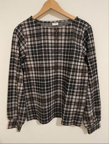 Blouse motif tartan / carreaux