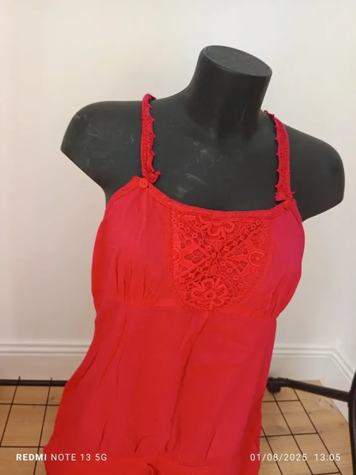 Magnifique Combi short Promod taille xl rose - photo numéro 2