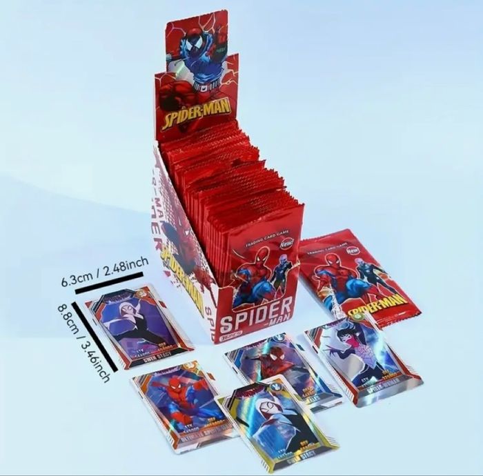Lot de 36 paquets de cartes Spiderman