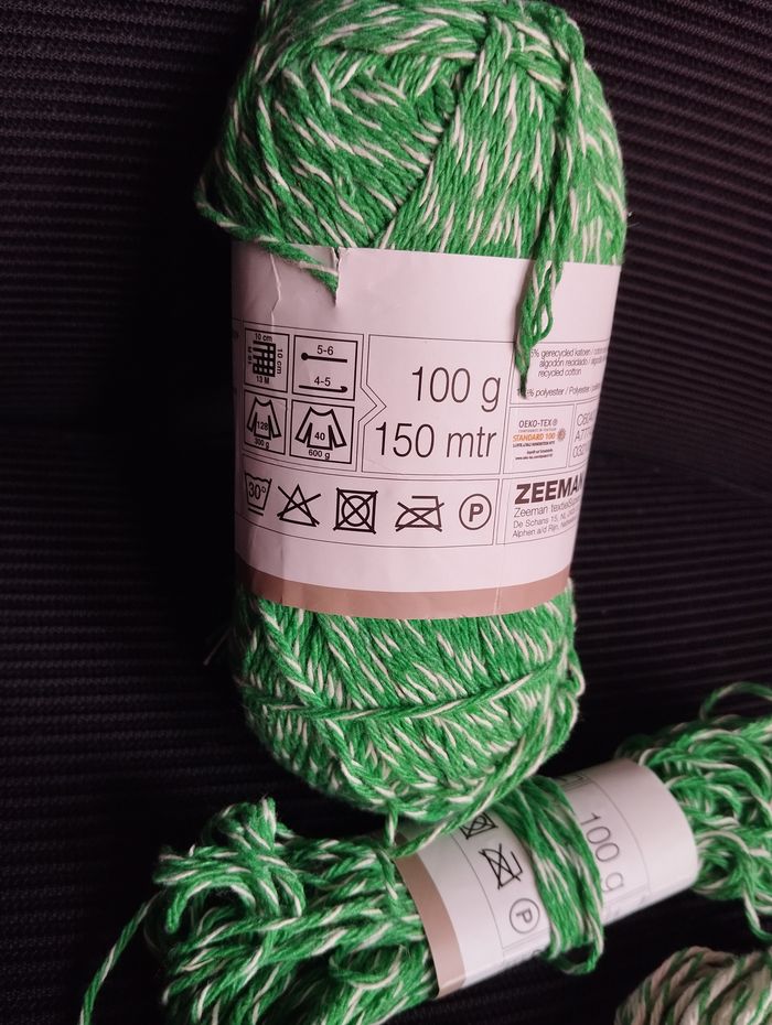 * Lot de 3 pelote vertes Natura par Zeeman - photo numéro 3