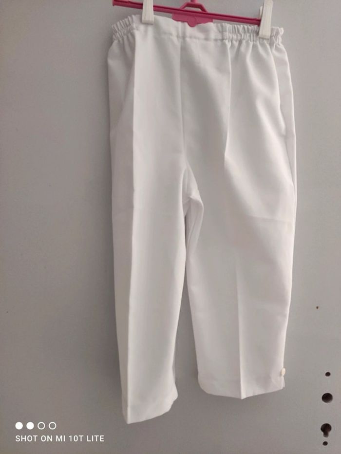 Pantacourt blanc vintage