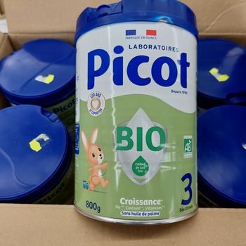 Lot de 6 boîtes de lait bio picot3