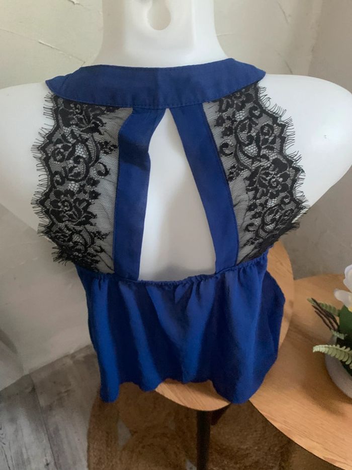 Blouse été transparente taille 38 dos dentelle - photo numéro 8