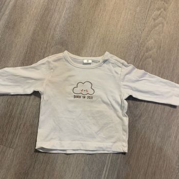 Tee shirt manche longue 1 mois