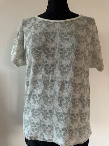 T-shirt blanc brillant