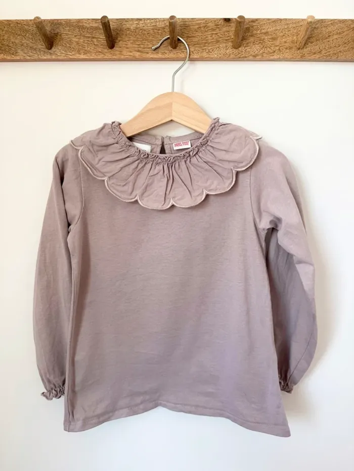 Blouse à col Claudine Zara - photo numéro 3