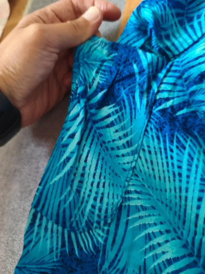 Sarouel bleu turquoise - photo numéro 3