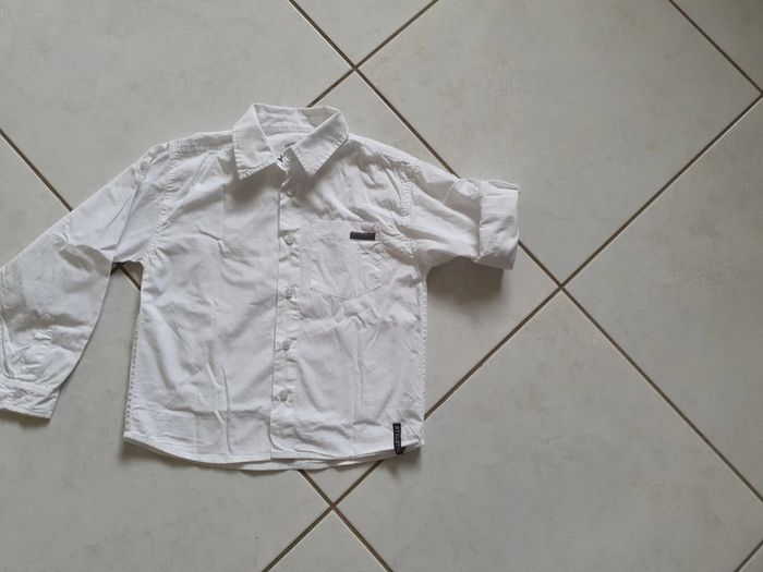 Chemise blanche garçon 8 ans neuf lc5 - photo numéro 5