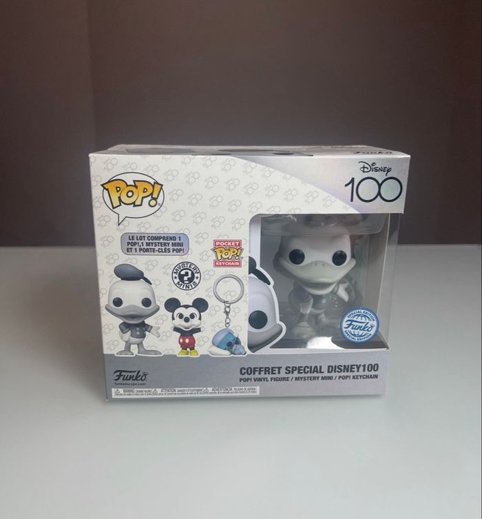 Funko Pop Coffret Spécial Disney 100 ans Donald