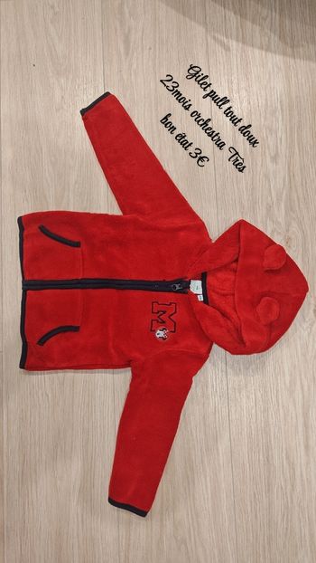 Pull tout doux 23mois Minnie orchestra 