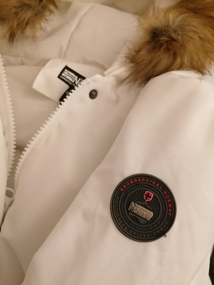 Parka blanche de la marque Geographical Norway - photo numéro 6