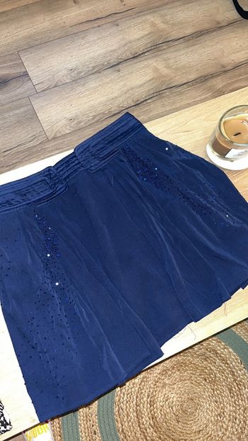 Jupe bleu à sequins