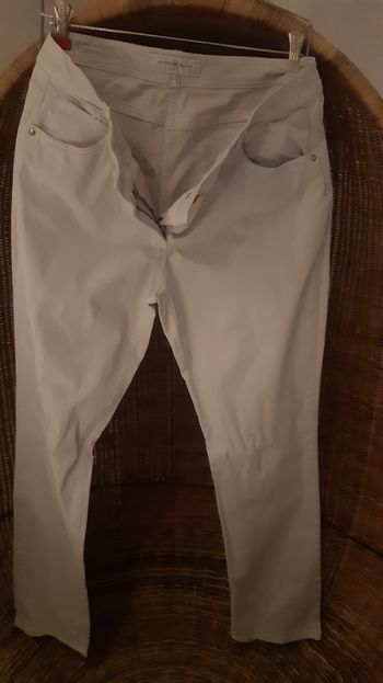 Pantalon  un jour ailleurs  écru t40