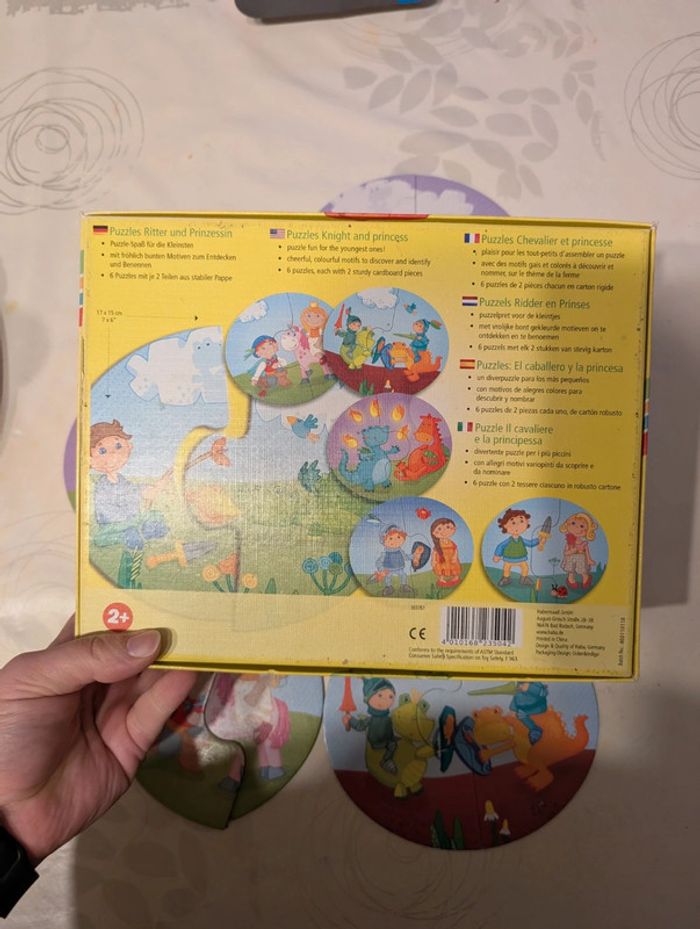 Puzzles chevalier et princesse - photo numéro 7