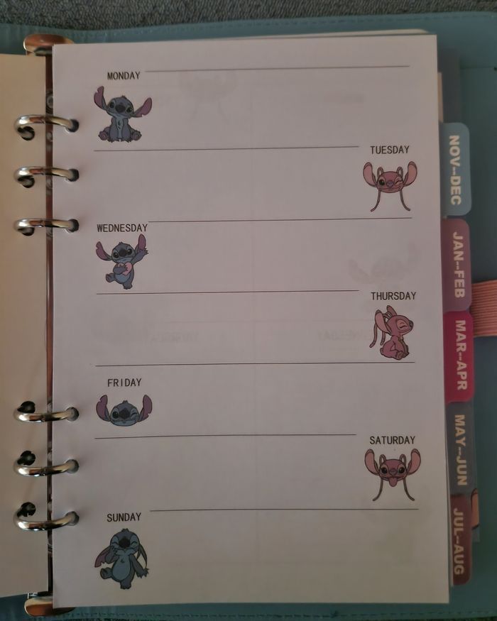 Agenda Stitch disney - photo numéro 3