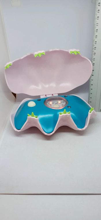 Gros coquillage lumineux huître rose avec lumières playmobil