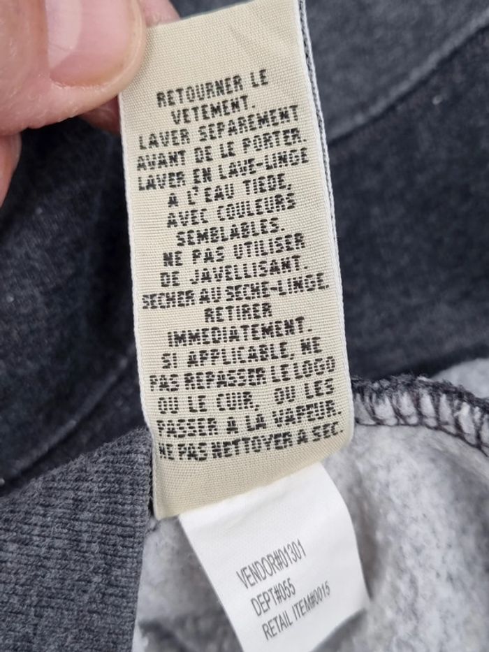 Sweat col V Eddie Bauer gris – Taille XL Homme (mesures en photos) - photo numéro 6
