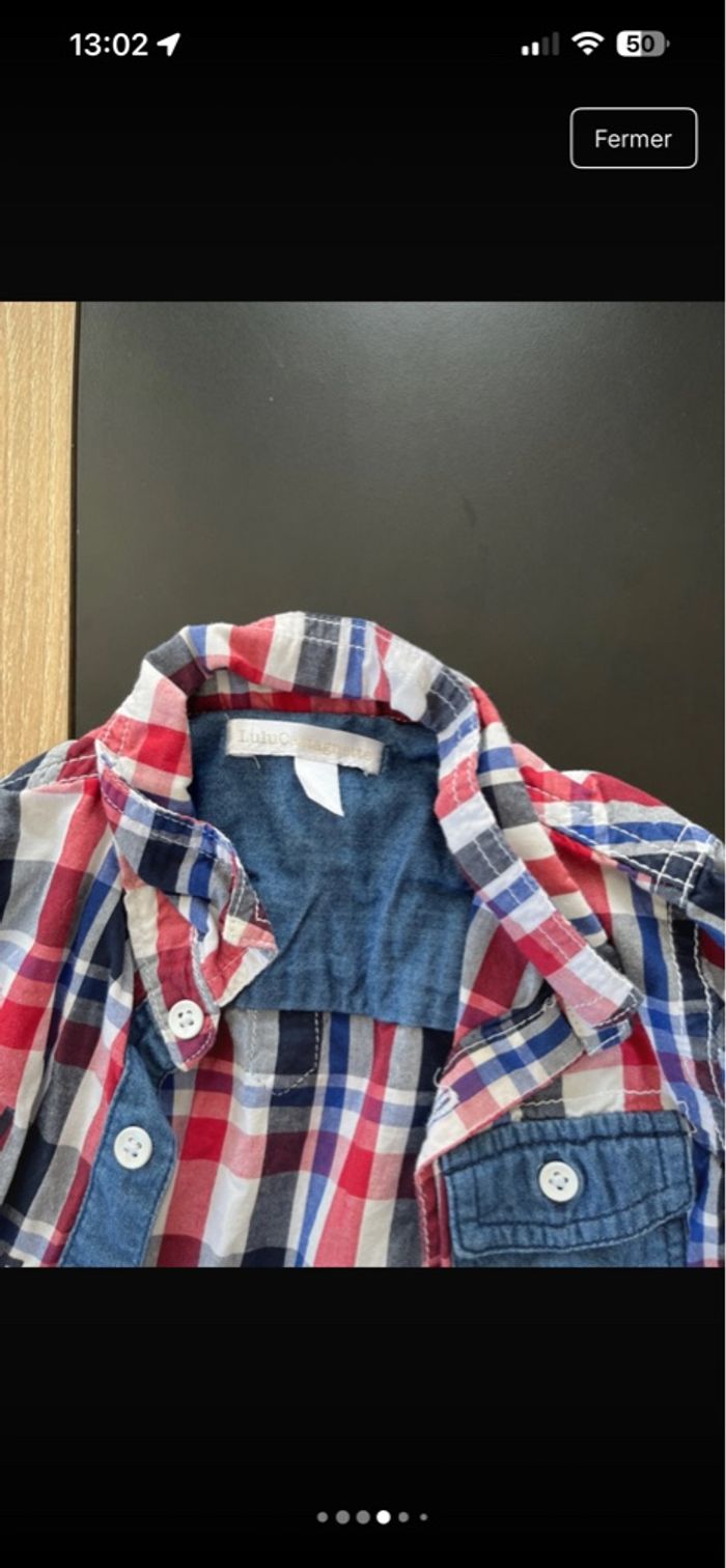 Chemise et pantalon garçon 18 mois - photo numéro 4