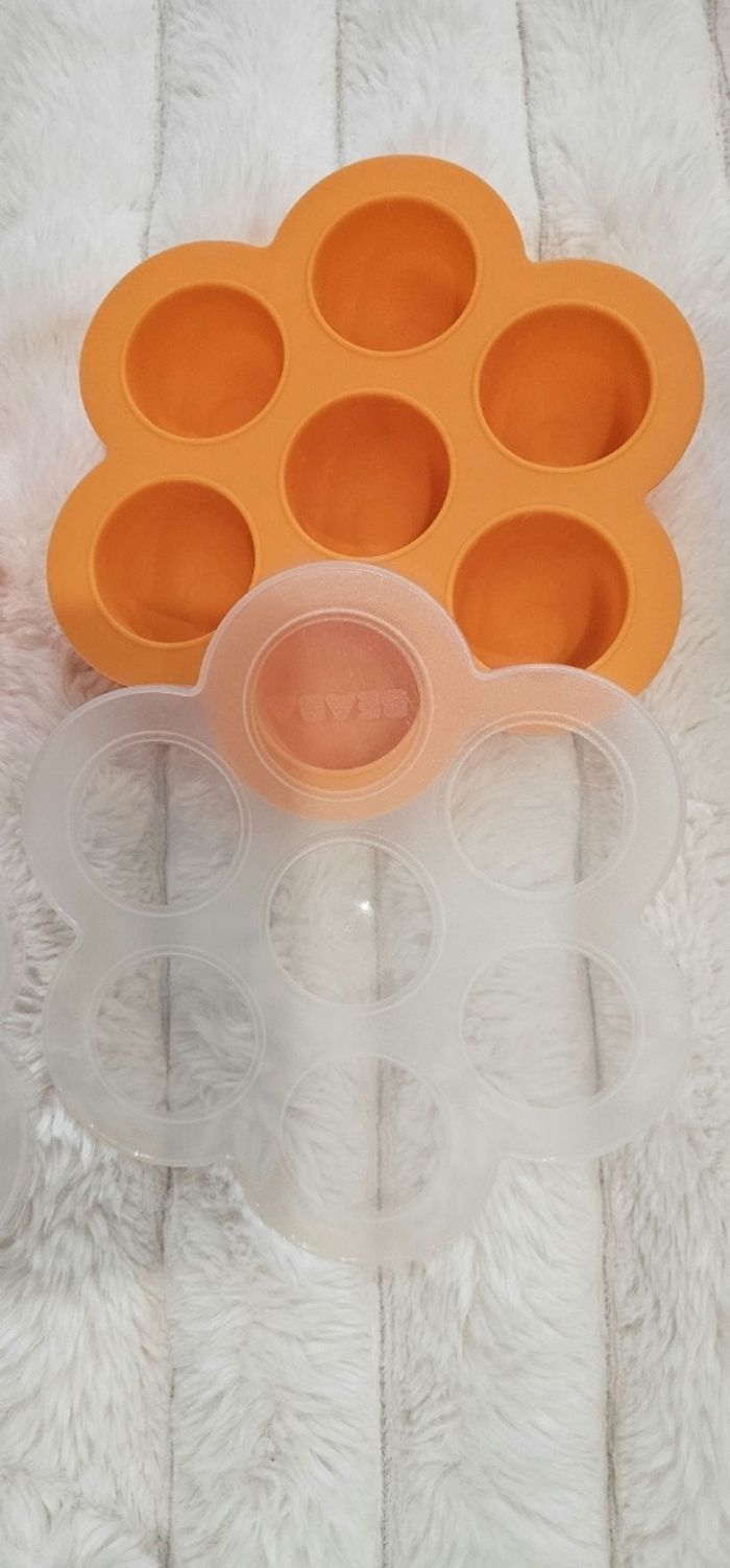 Lot de 3 fleurs 🌸 multiportions BEABA différents formats - photo numéro 3