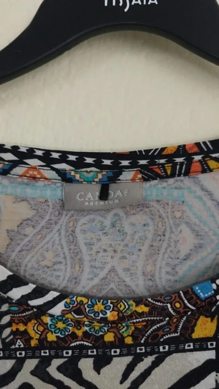 Tunique colorée - Canda - taille 42 - photo numéro 3