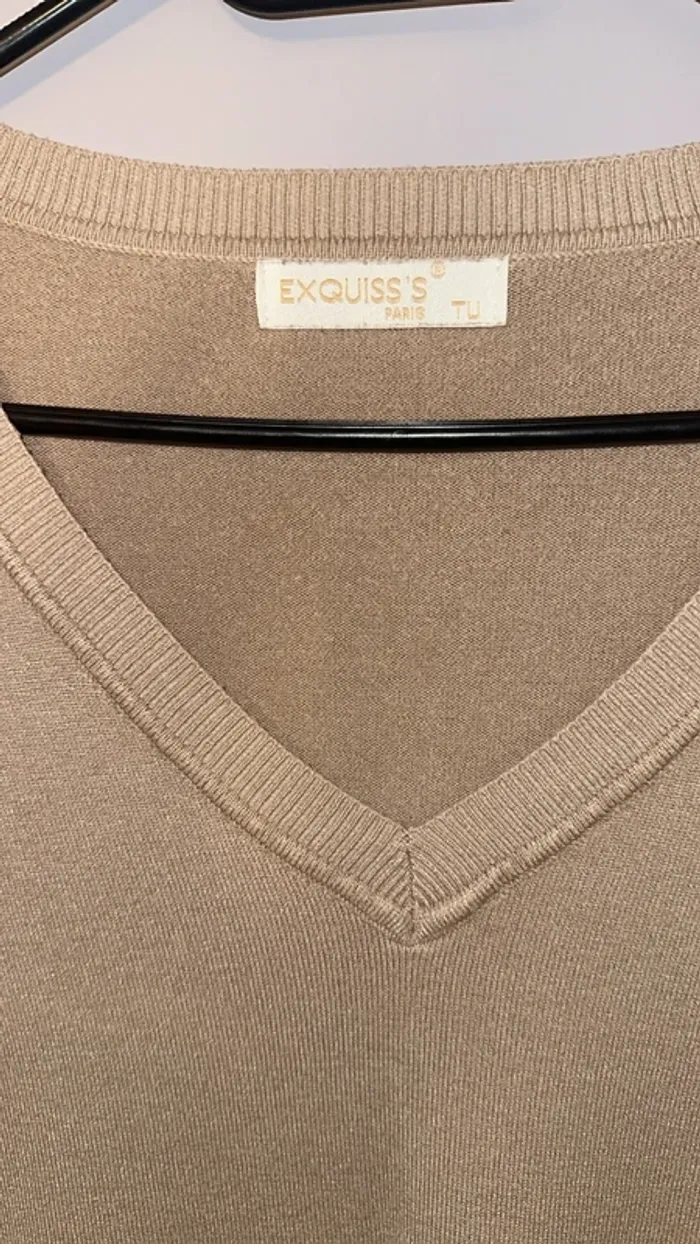 Robe pull beige foncé Hangar 86 - photo numéro 2