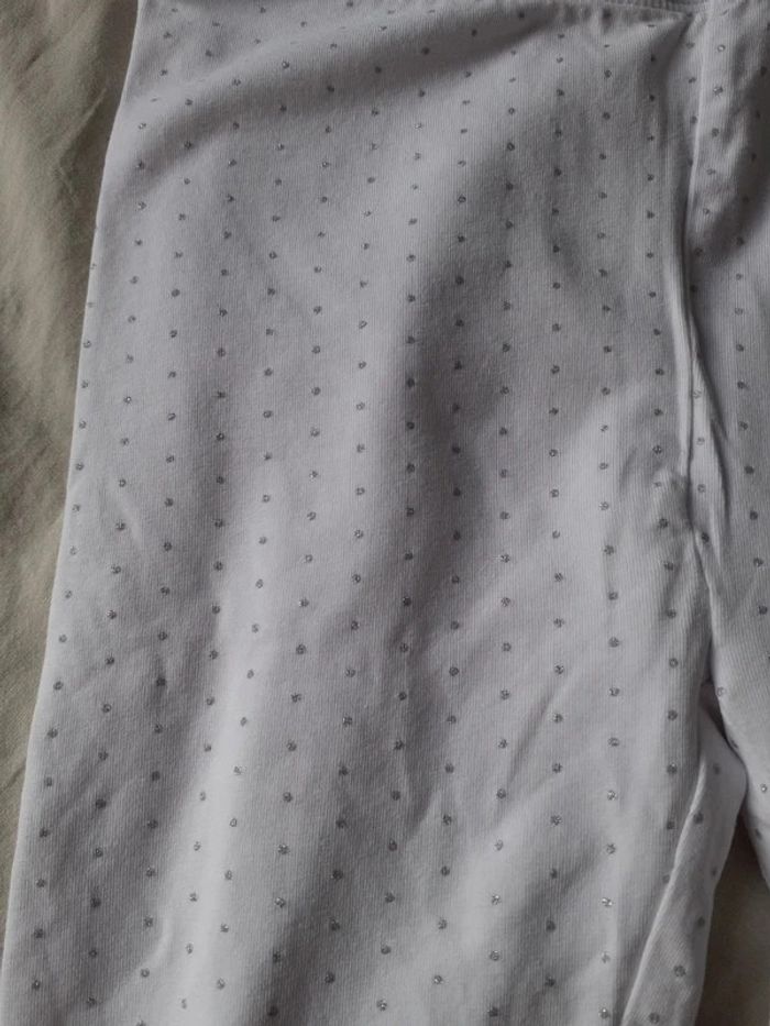 Legging blanc à pois 12 ans - photo numéro 2