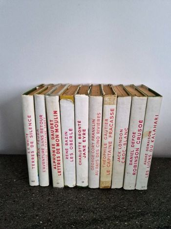 10 livres La Bibliothèque verte