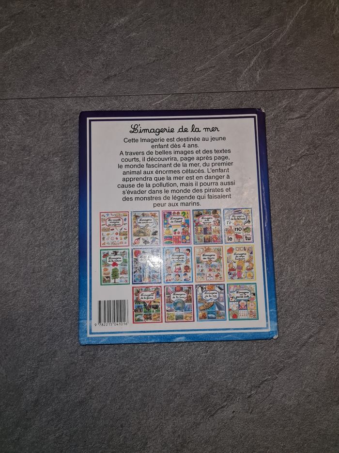 Livre l'imagerie de la mer à couverture est abîmé voir photo - photo numéro 3