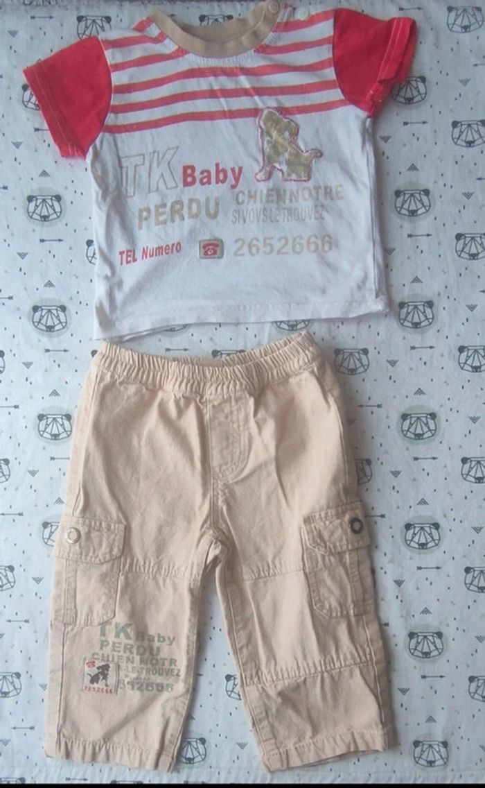 Ensemble été taille 24 mois