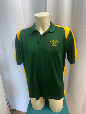 Polo vert/jaune Baylor Bears Under Amour taille XL - n4j