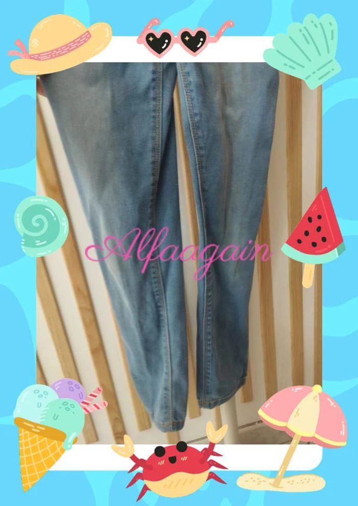 Salopette jean 8ans tao - photo numéro 5