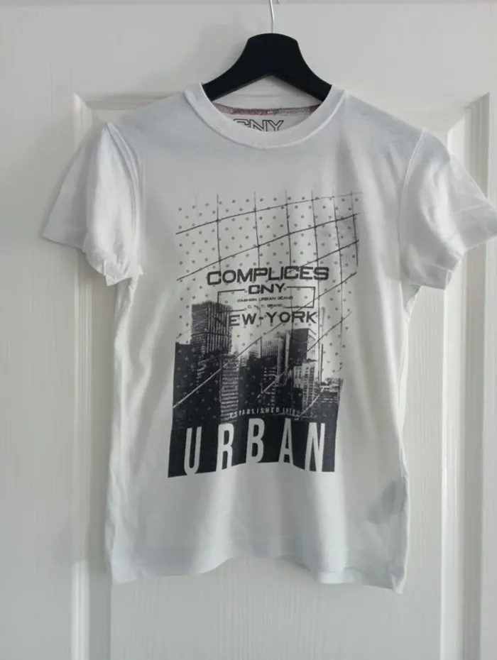 T-Shirt Complice blanc 11/12 ans