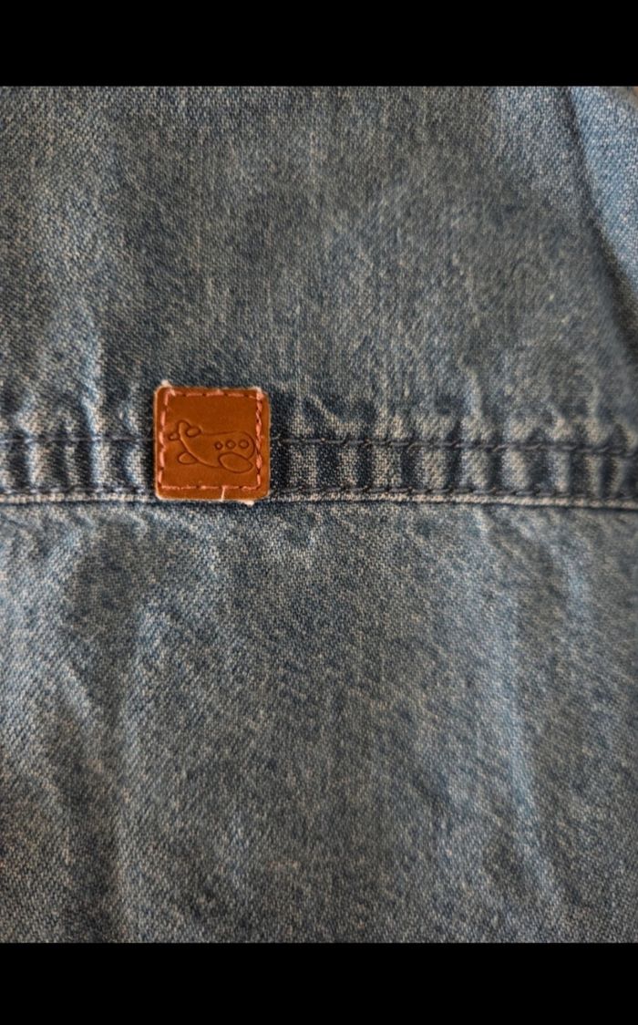 Chemise en jean MC 6 mois - photo numéro 4