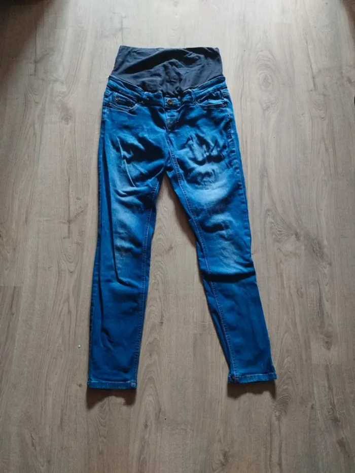 Jean bleu skinny Grossesse NewLook T38 - photo numéro 2