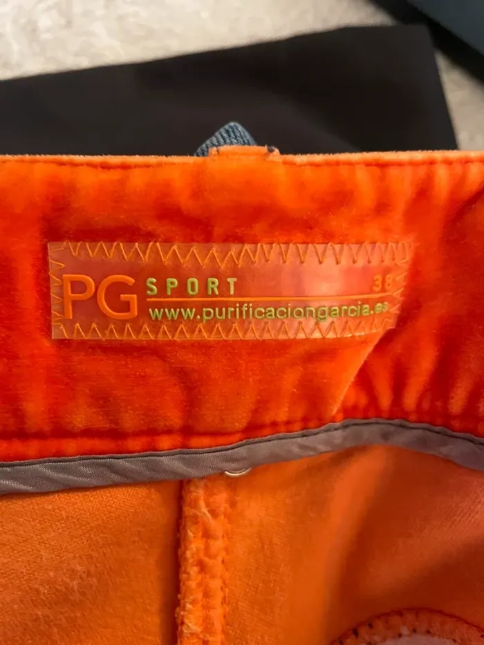 Pantalon façon velours Purification Garcia 38 orange - photo numéro 6