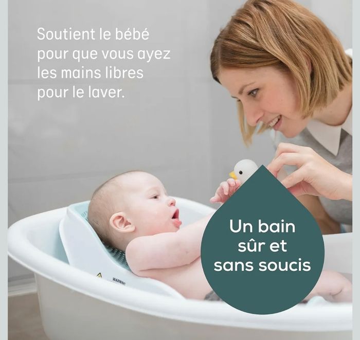 Transat de bain ANGELCARE Fit bleu - NEUF - photo numéro 3