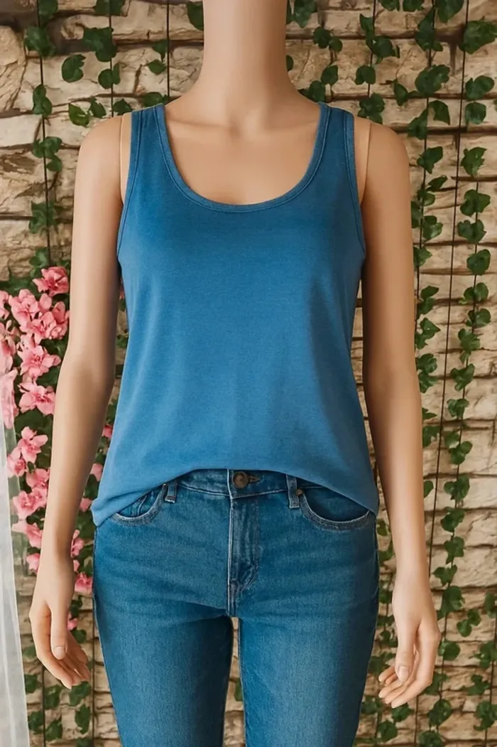 🌸Débardeur bleu Etam Taille 38🌸